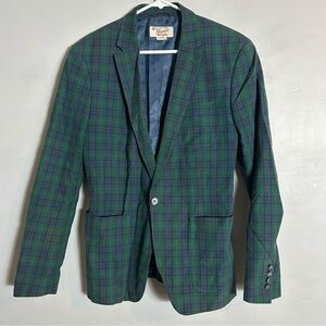 Original Penguin Green Plaid Blazer Suit Jacket